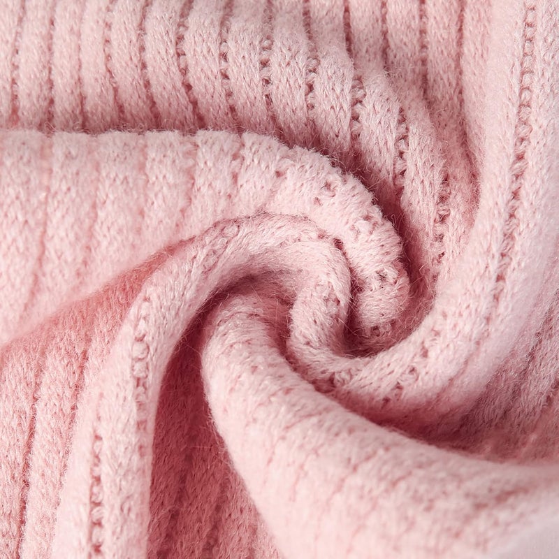 BEARUN Kids Knit Scarf Winter Fashion Solid Color Toddler Baby Scarves Neck Warmer Tassel Scarf for Boys Girls - Image 4
